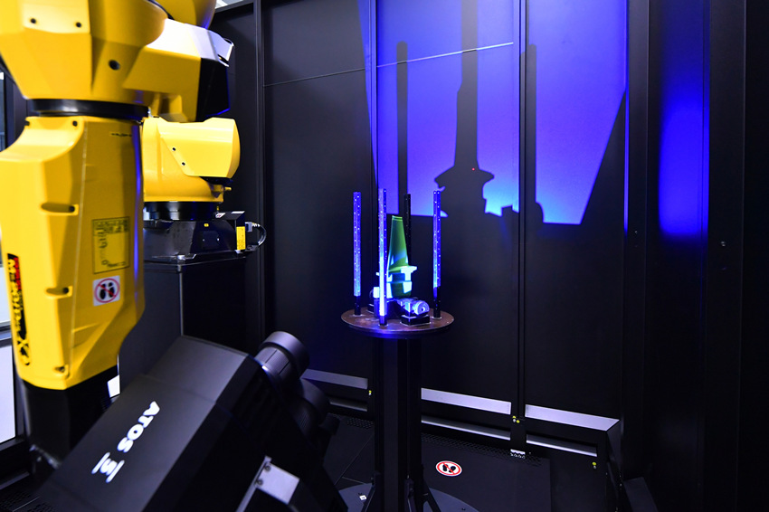 海内首个燃机智慧制造基地高温透平叶片精铸数字化产线
。刘岗供图
